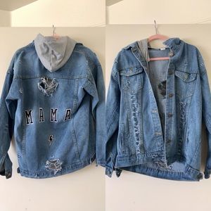 Mama denim jacket